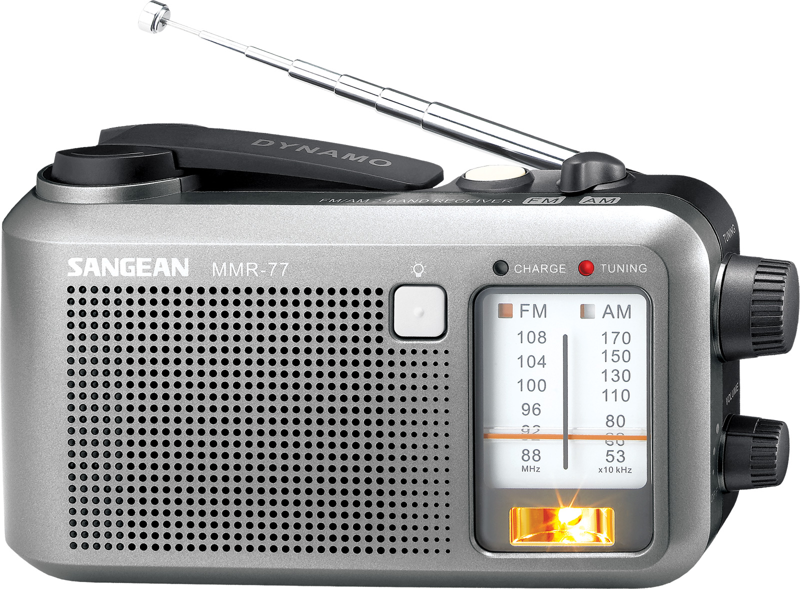 Radio d'urgence AM /FM avec manivelle MMR-77