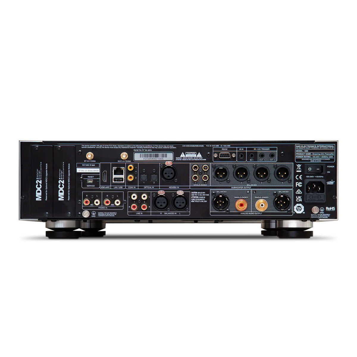 M66 - BLUOS DAC-PRÉAMPLIFICATEUR 