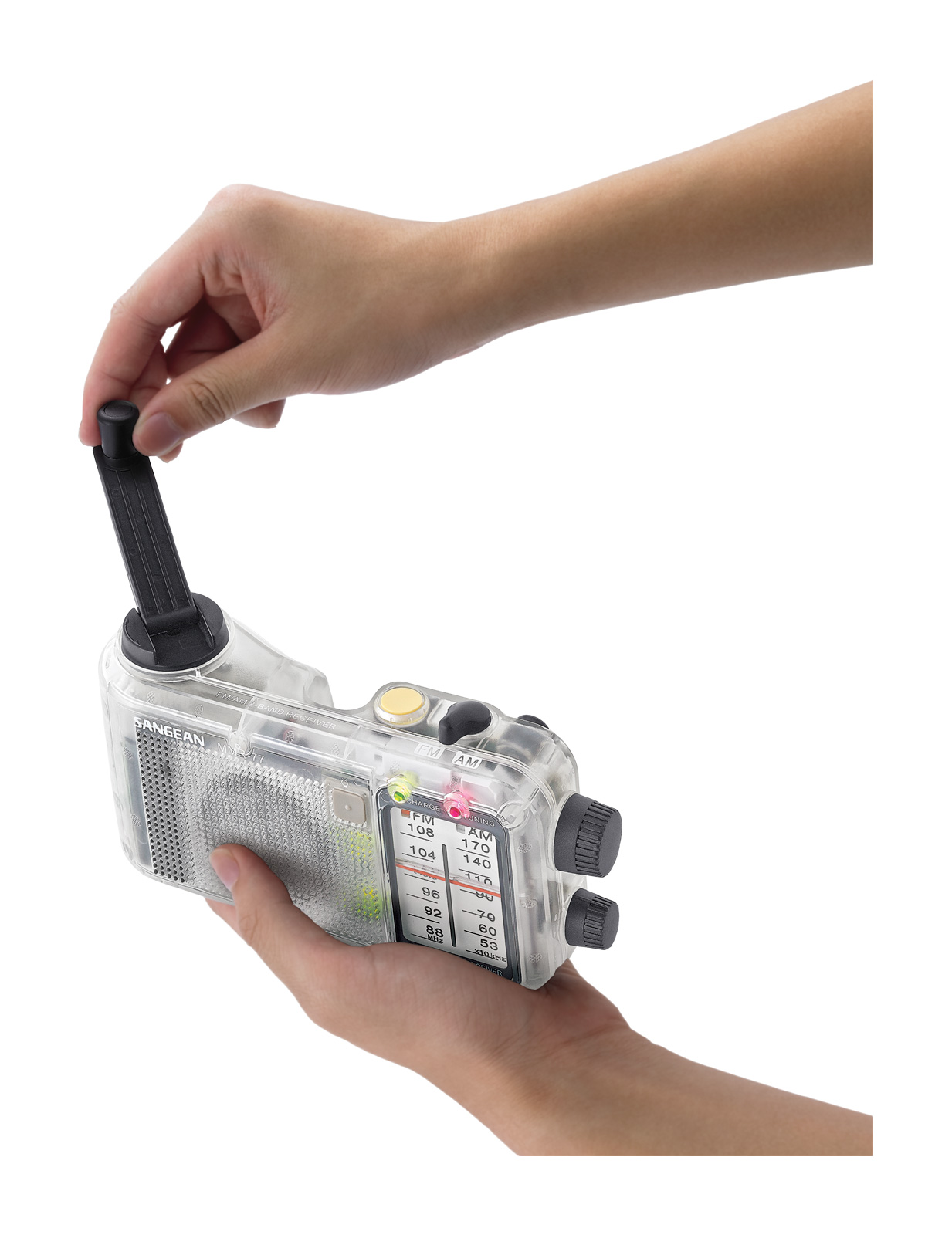 Radio d'urgence AM /FM avec manivelle MMR-77
