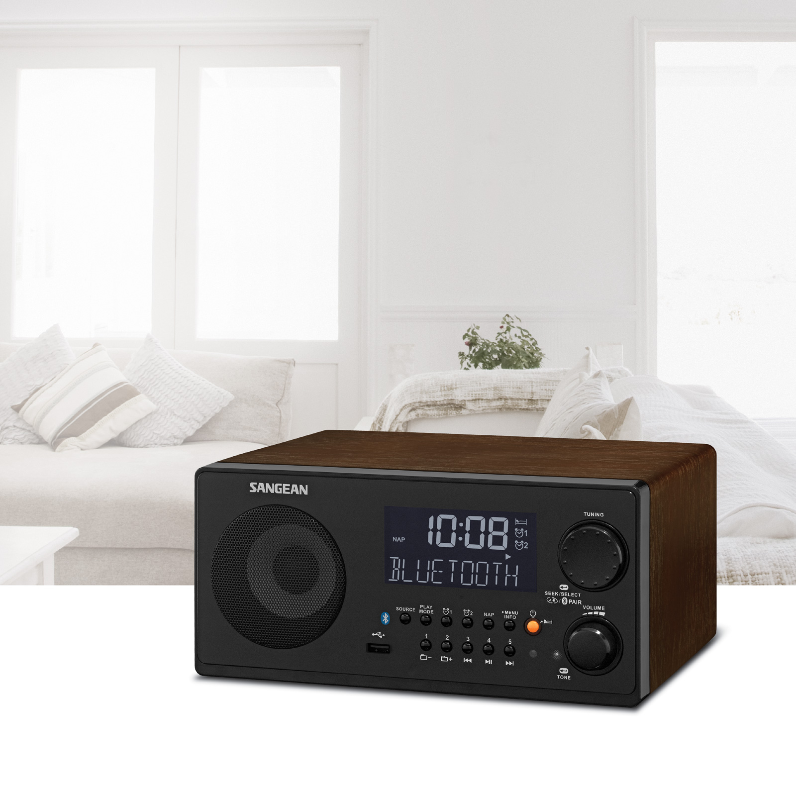 Radio de table AM / FM RBDS avec Bluetooth WR-22